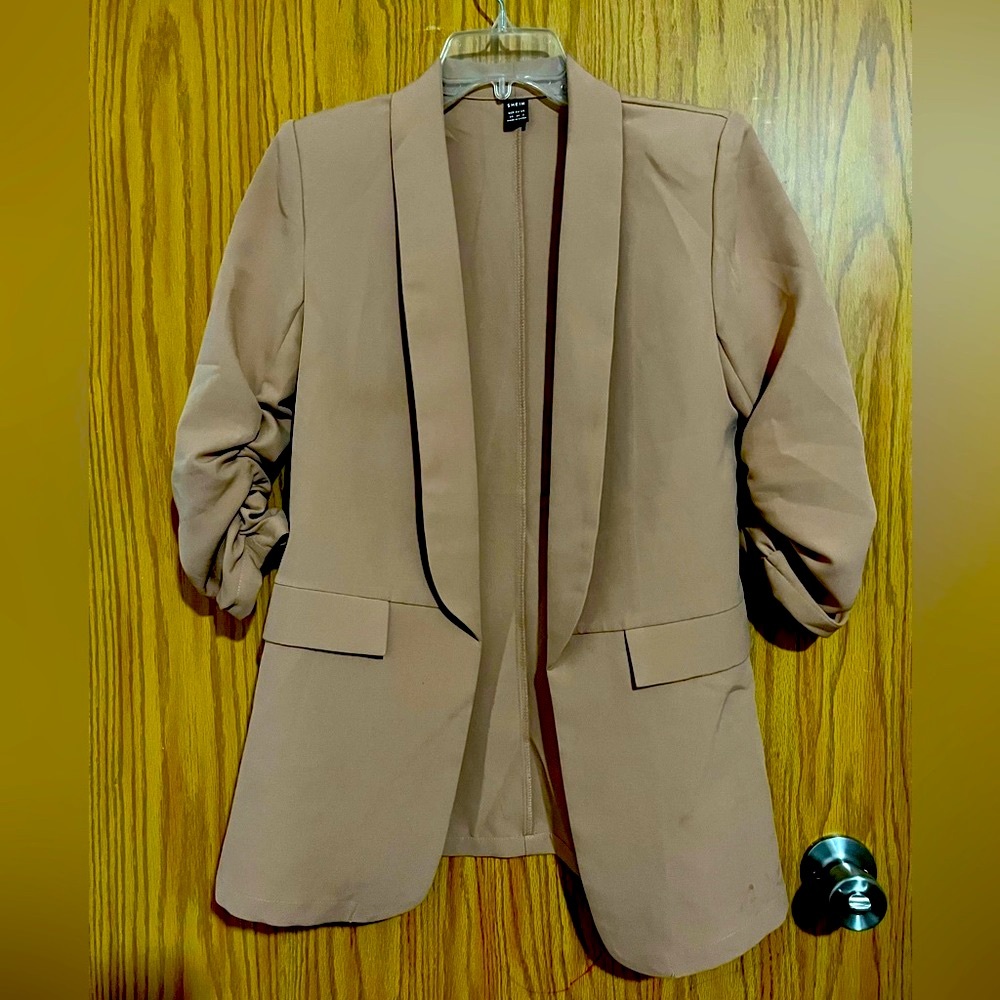 Shein xs blush color blazer